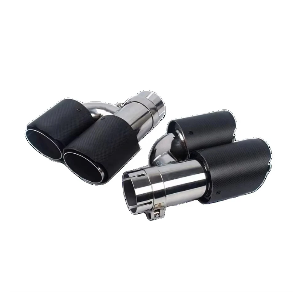 

SXLL High Performance 304 Stainless Steel Carbon Fiber Accrapovich Exhaust Pipe Exhaust System Muffler Exhaust Tip