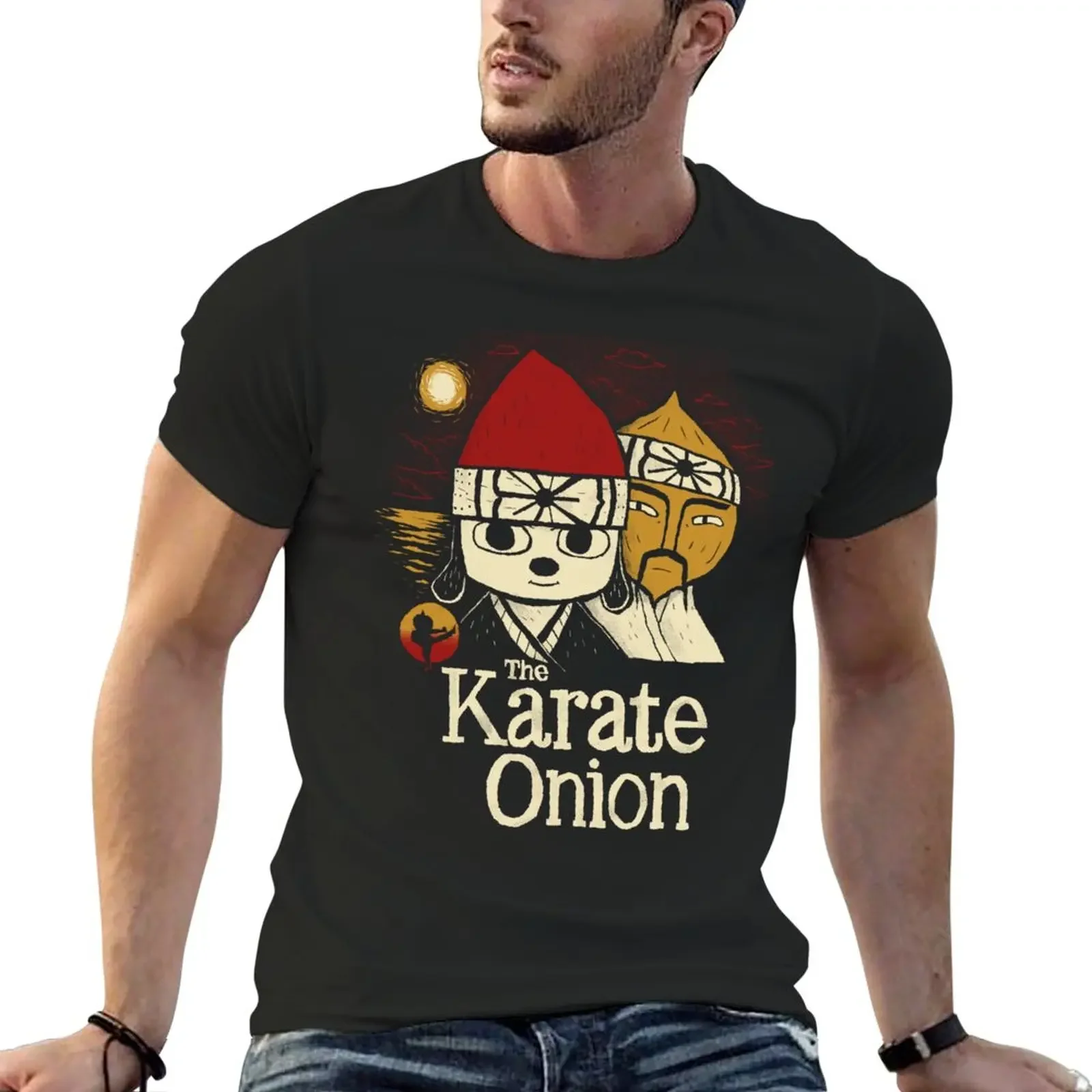 New the karate onion T-Shirt animal prinfor boys vintage shirts graphic tee shirts men graphic