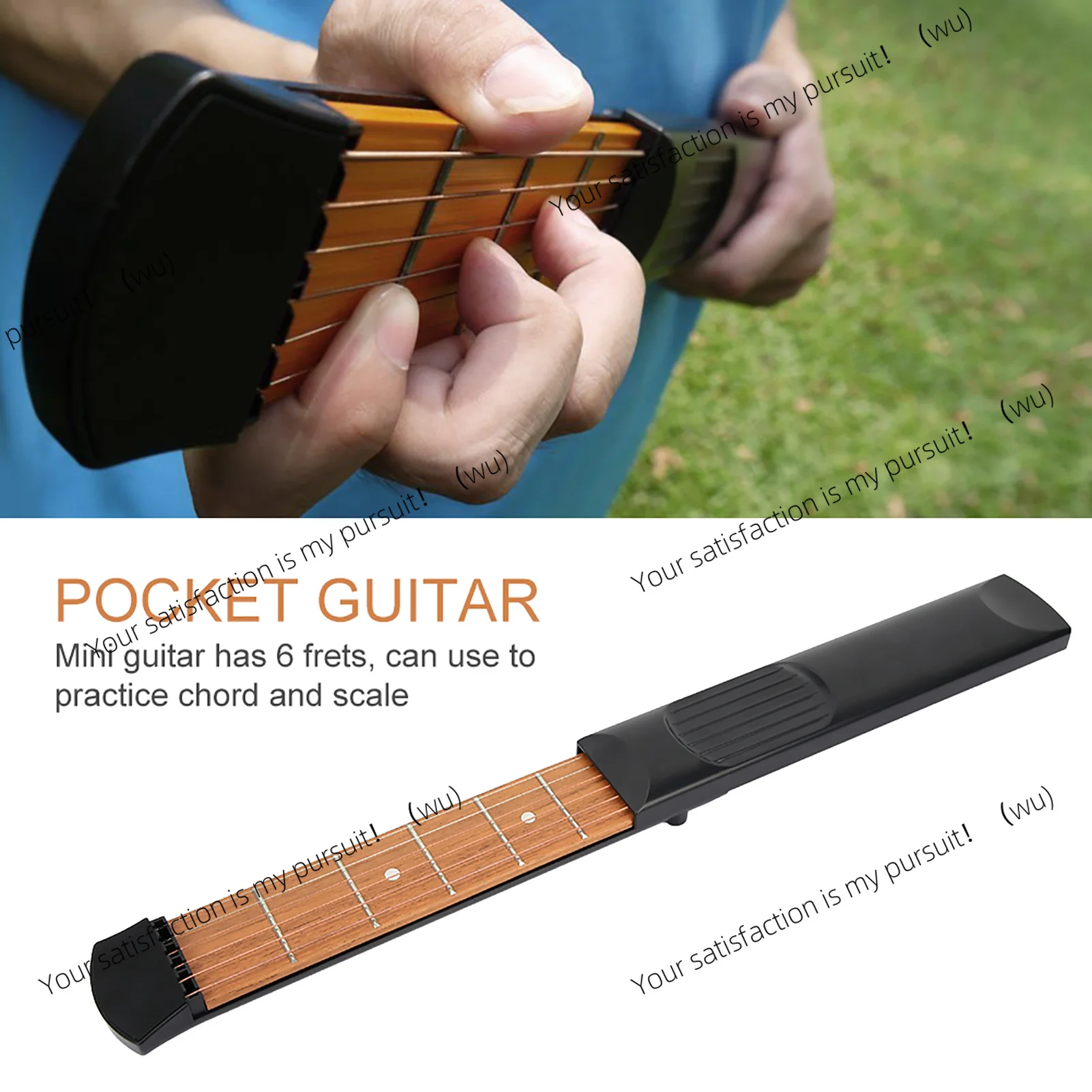 6 Fret Guitar Practice Tool Portable  6 Fret Guitar Practice Hands Training Tool Chord Trainer Guitar Chord Practice Tool