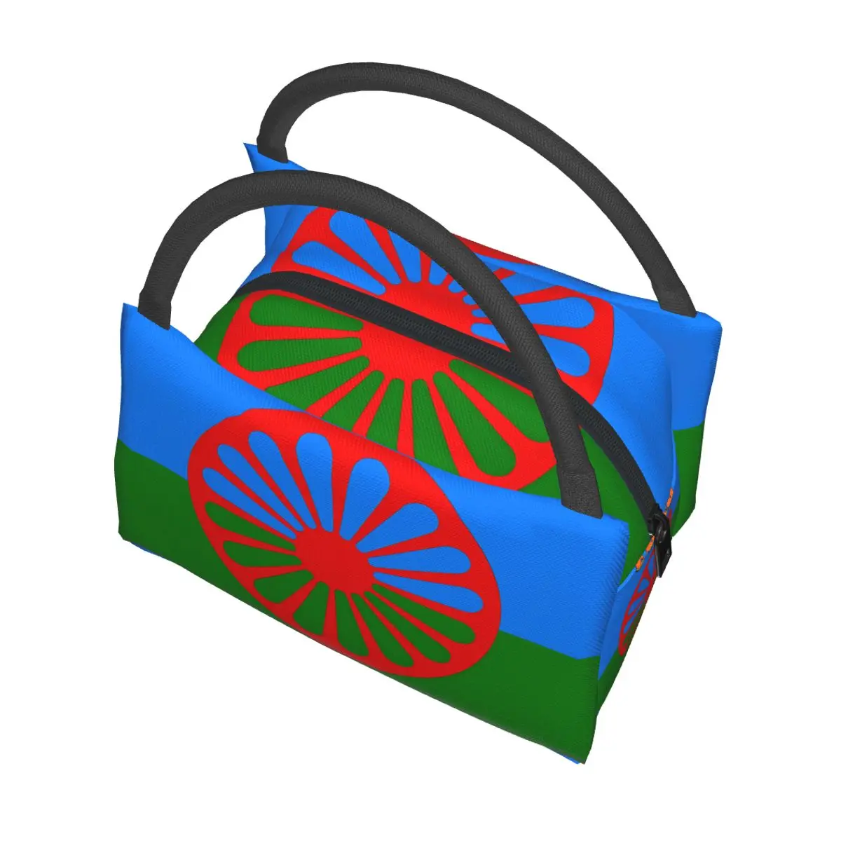 Gypsy Romani Peoples Flag Portable insulation bag for Cooler Thermal Food Office Pinic Container