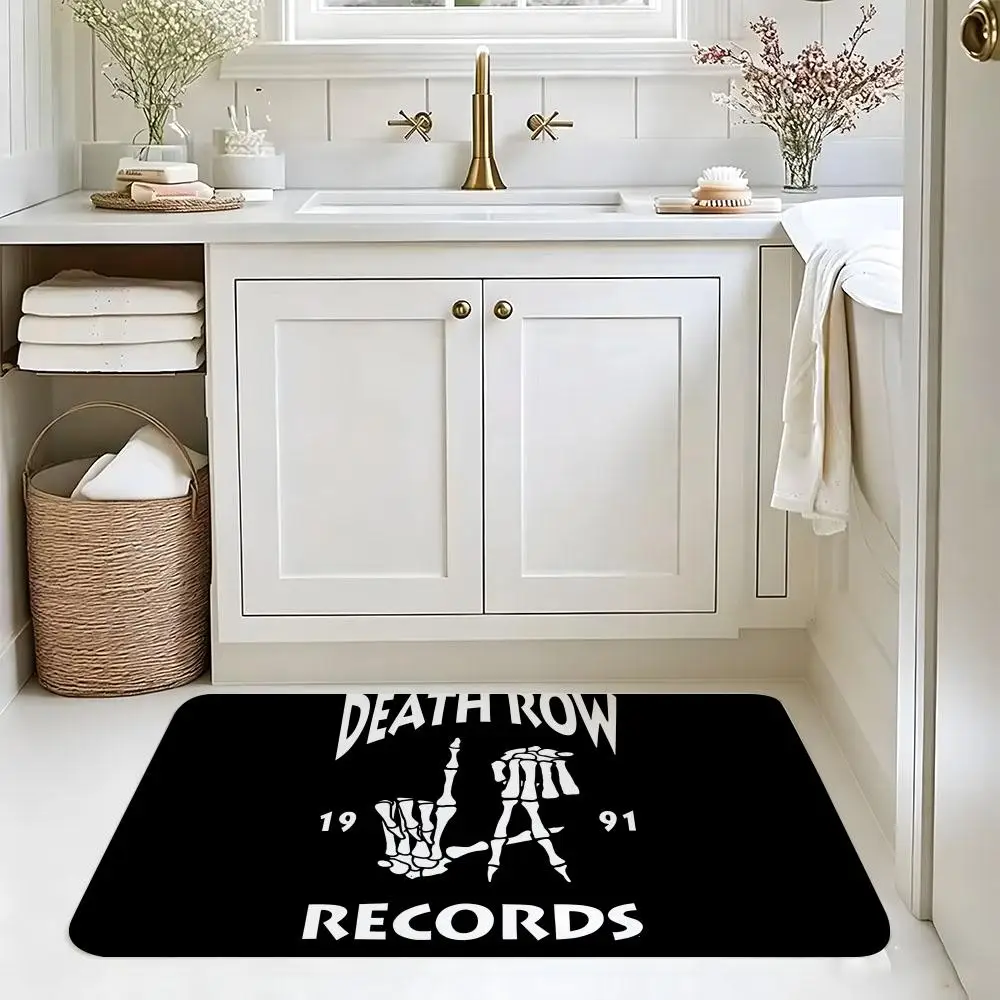 Classic Rap D-Death Row Records Floor Mat carpet diatom mud bathroom quick-drying absorbent floor mat household bathroom