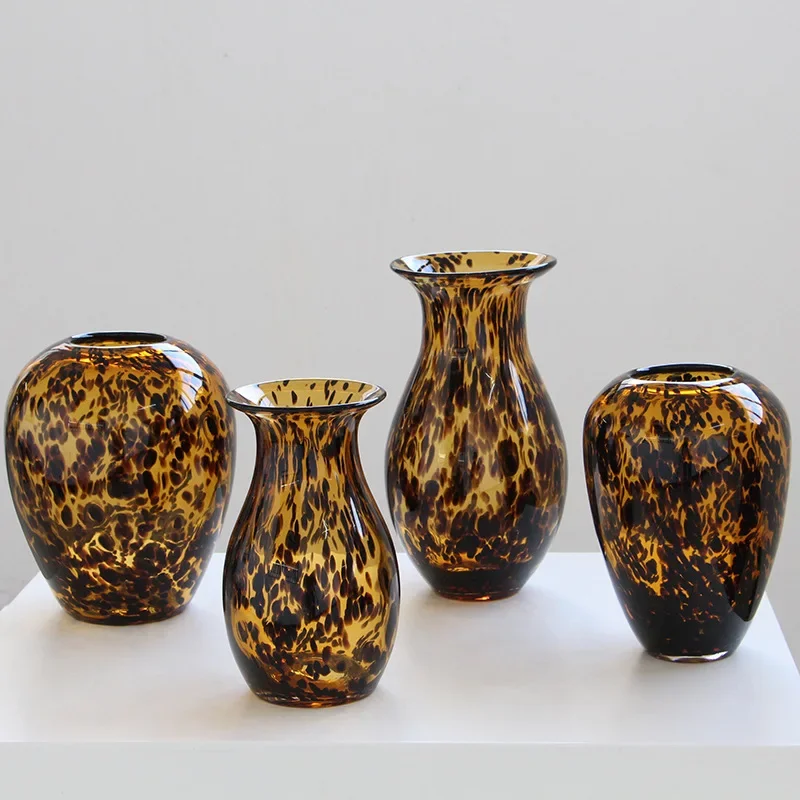 

modern creative glass vase home desktop floral arrangement ornament model room desktop soft decoration design vase