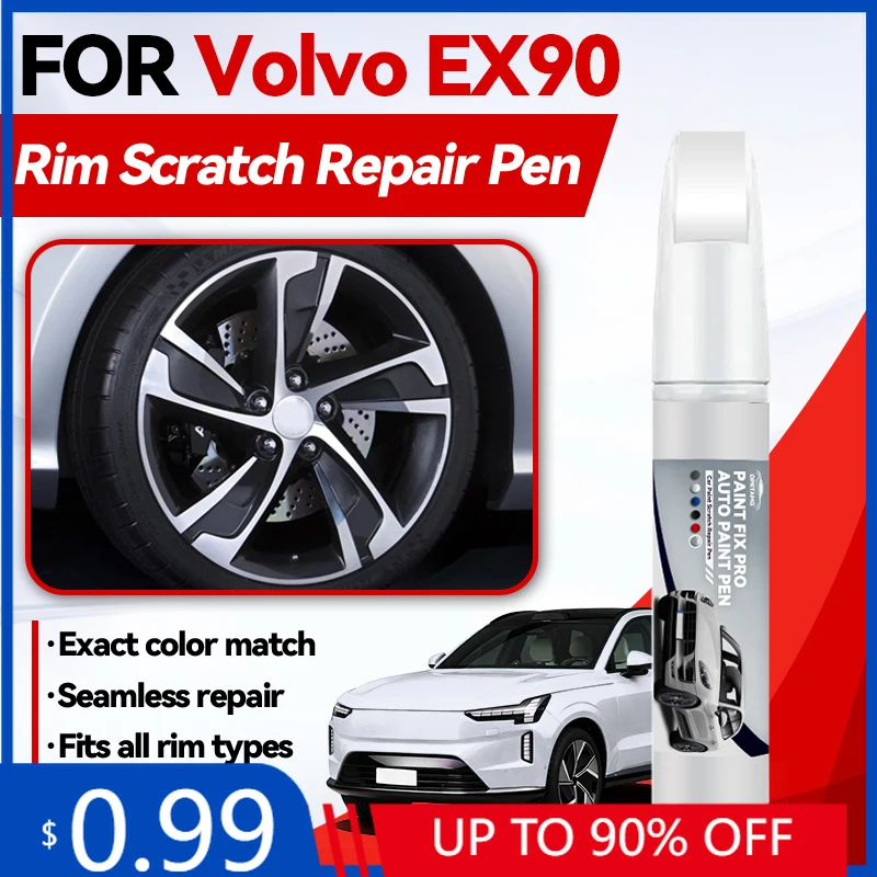Wheel Hub Touch Up Paint Pen For Exclusive Use For Volvo EX90 1996-2026 Car Paint Scratch Repair Body Repair Accessories Paintin