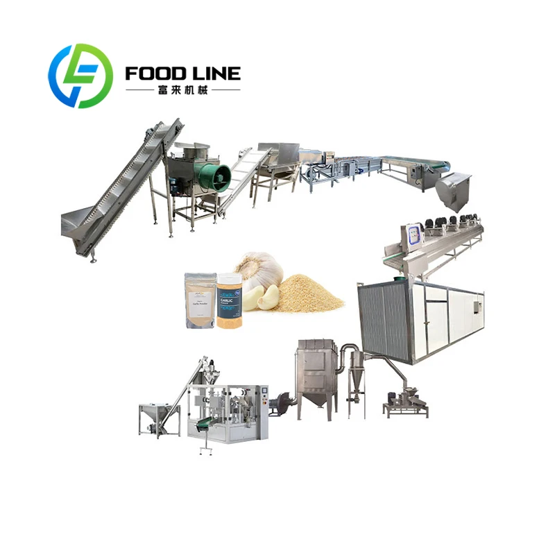Automatic Complete Ginger and Garlic Production Machine Garlic Powder Processing Line