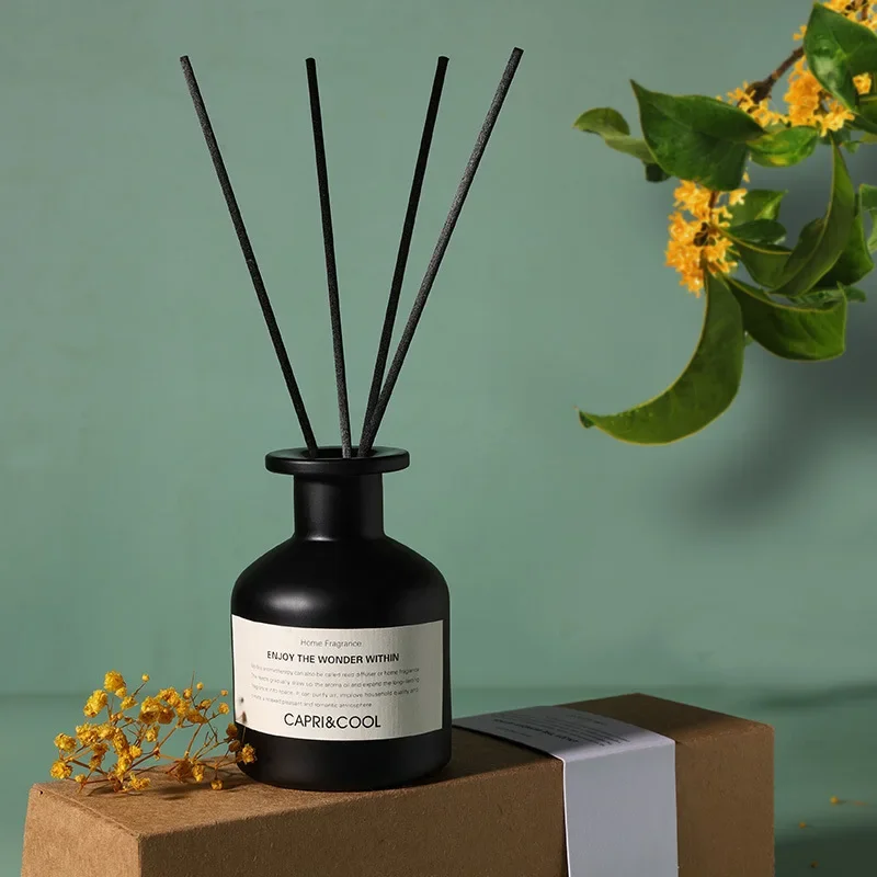 50 مللي زيت أساسي للعلاج العطري غير الناري من الروطان المنزلي، معطر هواء لتزيين زجاجة العطر الداخلي #3