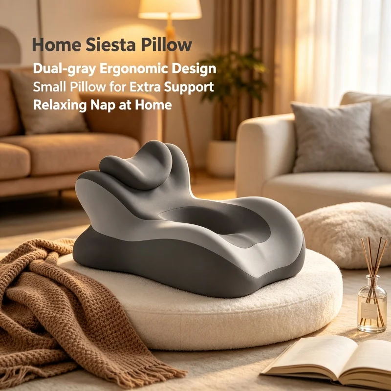 Memory Foam Pillow Ergonomic Support Neck Leg Rest Reading Phone Use Bed Sofa Wedge Shape Pain Relief Comfort