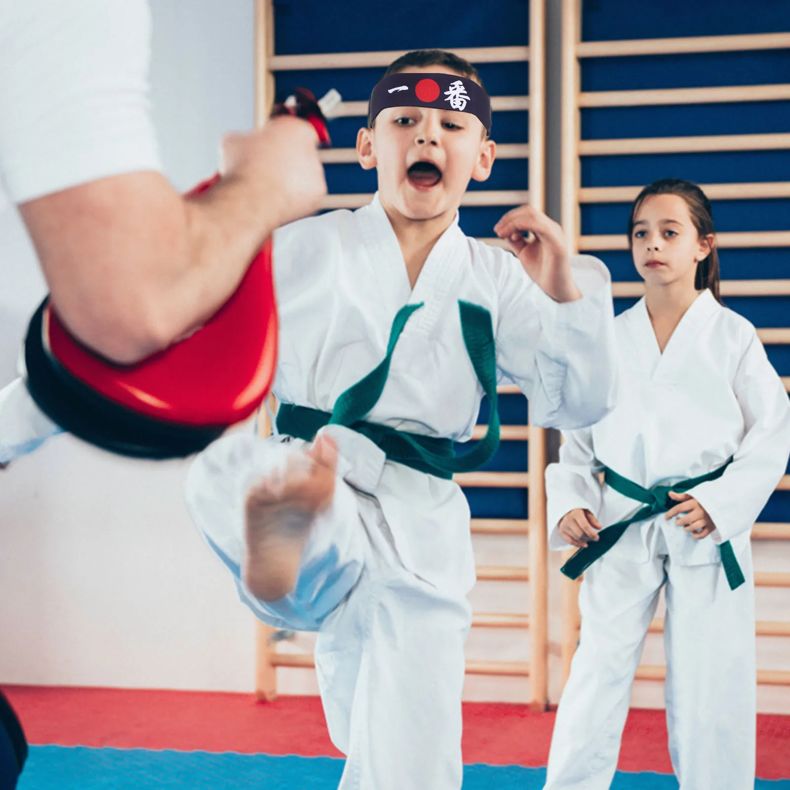 

1pc Ninja Headband Cotton Breathable Sweat Absorbent For Sports Cooking Face Washing Japanese Style Reusable Band Chef Supply