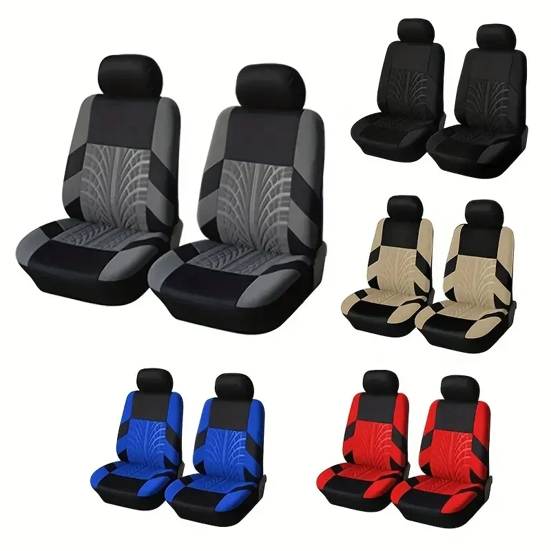 

Front Pair Car Seat Covers, Breathable Automotive Front Seat Cushion Covers, Vehicle Seat Protectors Universal For Cars
