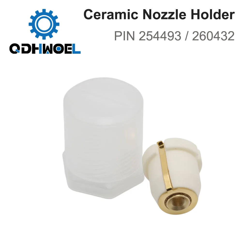 High Quality Laser Ceramic Nozzle Holder  PIN 254493 / 260432 For Fiber Laser Cutting Head