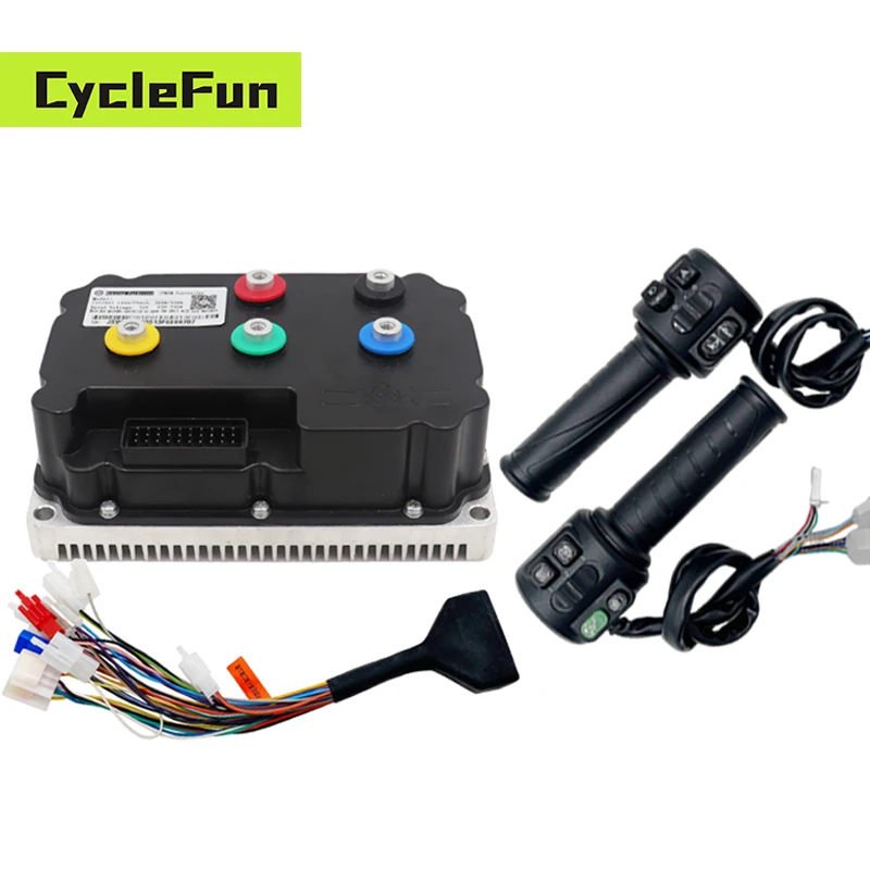 2400W-4000W ND72360 Hall Sensor Sine Wave BLDC Controller 48V/60V/72V With T08 Throttle For Electric Bike Scooter Motorcycles
