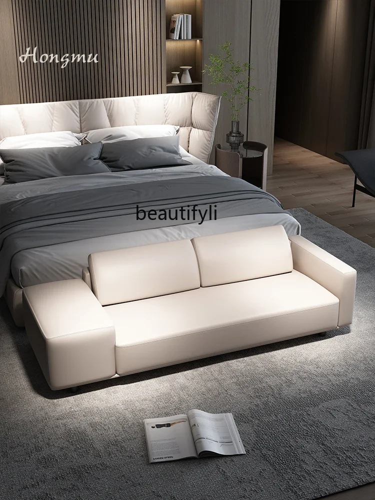 Italian Side Stool Bedroom Minimalist Front Stool Bed Bed High-end Modern, Cloakroom Sofa Stool