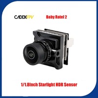 Caddx Baby Ratel 2 FPV Analog Camera 1/1.8-Inch Starlight HDR 165° FOV 1200TVL Low Latency Day Night Vision for RC Drone