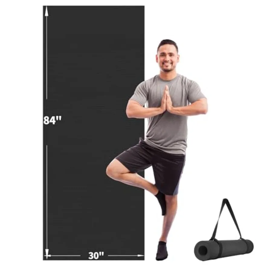 

Yoga Mat for Women and Men Extra Long and Wide Exercise Mat 72"x48"/84"x30" Large Non Slip Workout Mat for Yoga Pilates Fitness