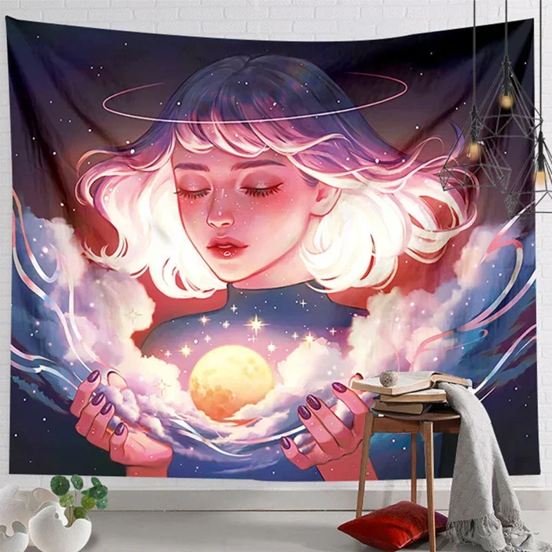 Wall Decor Tapestry Kawaii  Girl Room ation   College Dorm  Hanging Anime  ation