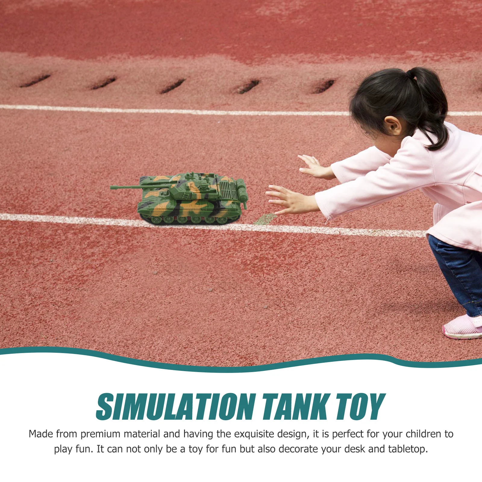 Remote Control Tank Model Child Helicopters Kids Car Toys Pretend Play Accessories Plastic