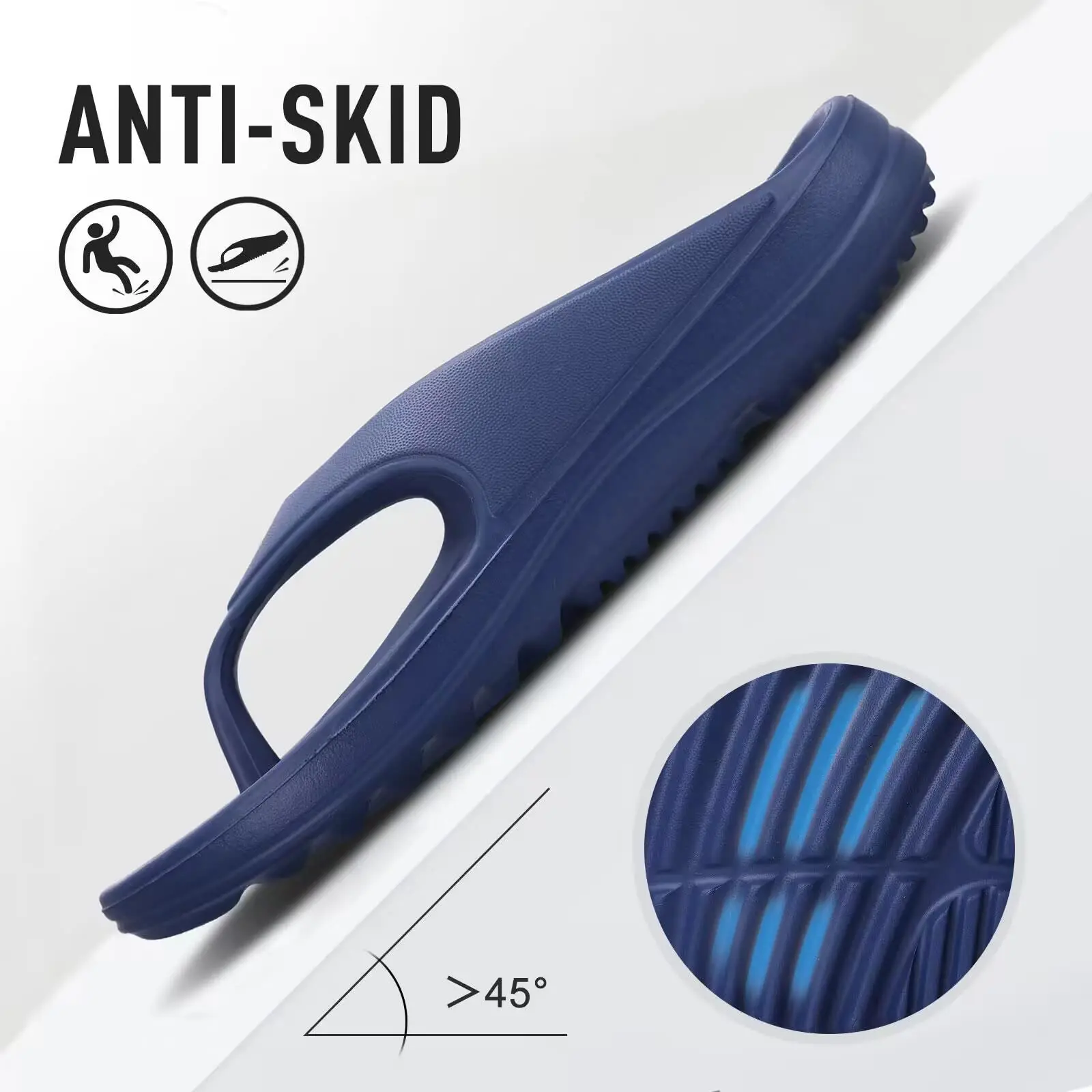 Asgard Orthopedic Sandals For Women Men Indoor EVA Recovery Flip Flops With Arch Support  Pillow Soft Summer Slip On Beach Shoes image 4