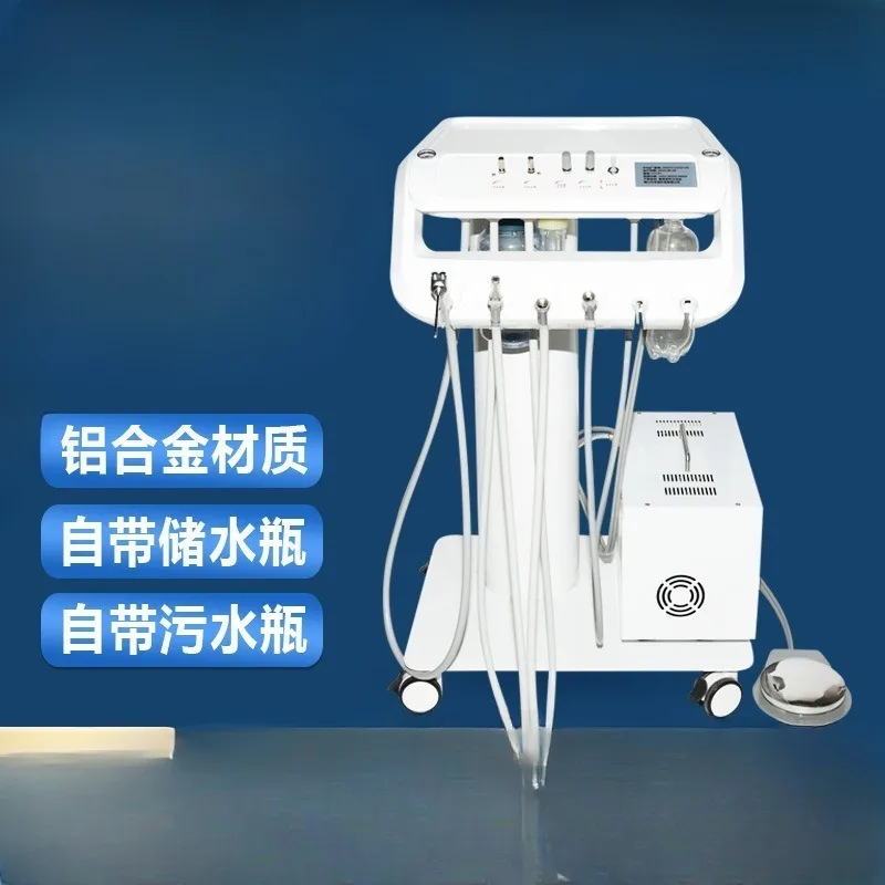 Dental mobile trolley oral teaching teeth portable workbench
