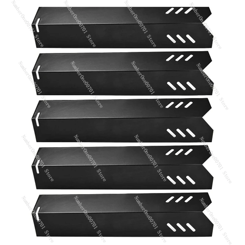 

New 5Pcs Grill Heat Plates 15 Inch Porcelain BBQ Heat Plate Grill Cover Burner Cover For Backyard Grill BY13-101-001-1