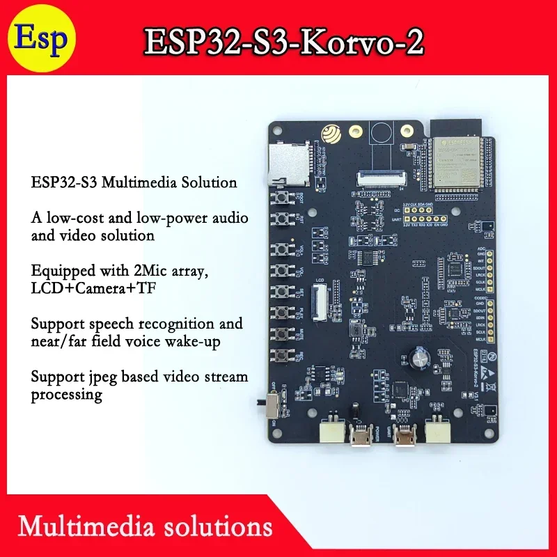 ESP32-S3-Korvo-2 ESP32 S3 Korvo 2 Espressif Technology Multimedia Solution ESP32-S3