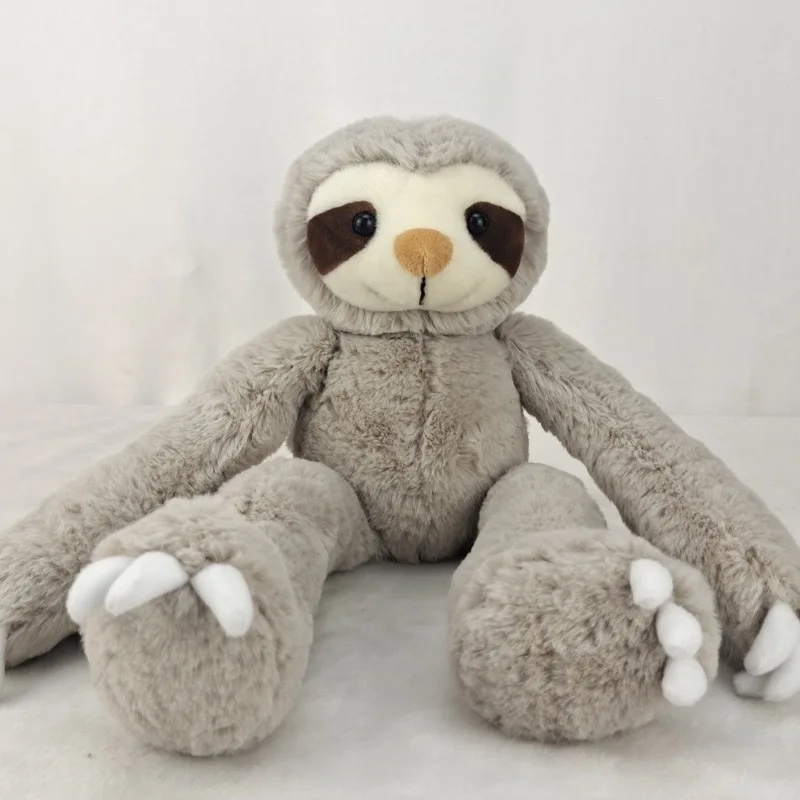 30cm Stuffed Sloth Plush Toys Cute Forest Animal Doll Christmas Gift Curtain Buckle for Kids Bedroom Window Decoration