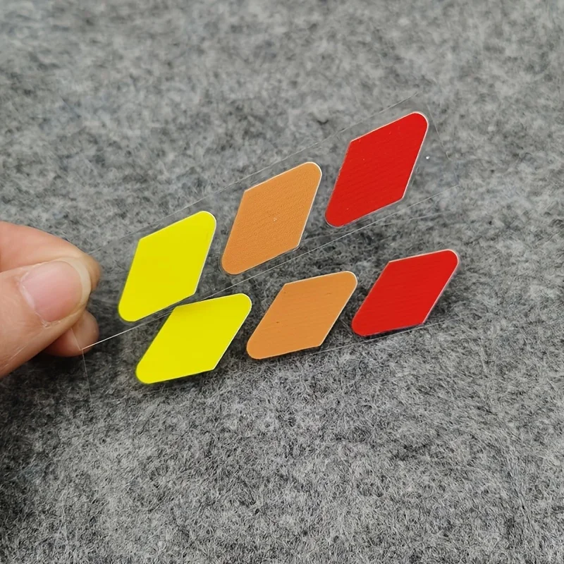 2pc Three-Color Grid Car Vinyl Decal Universal B-Pillar Scratch Cover Easy Install Body Sticker for All Car Models Decor