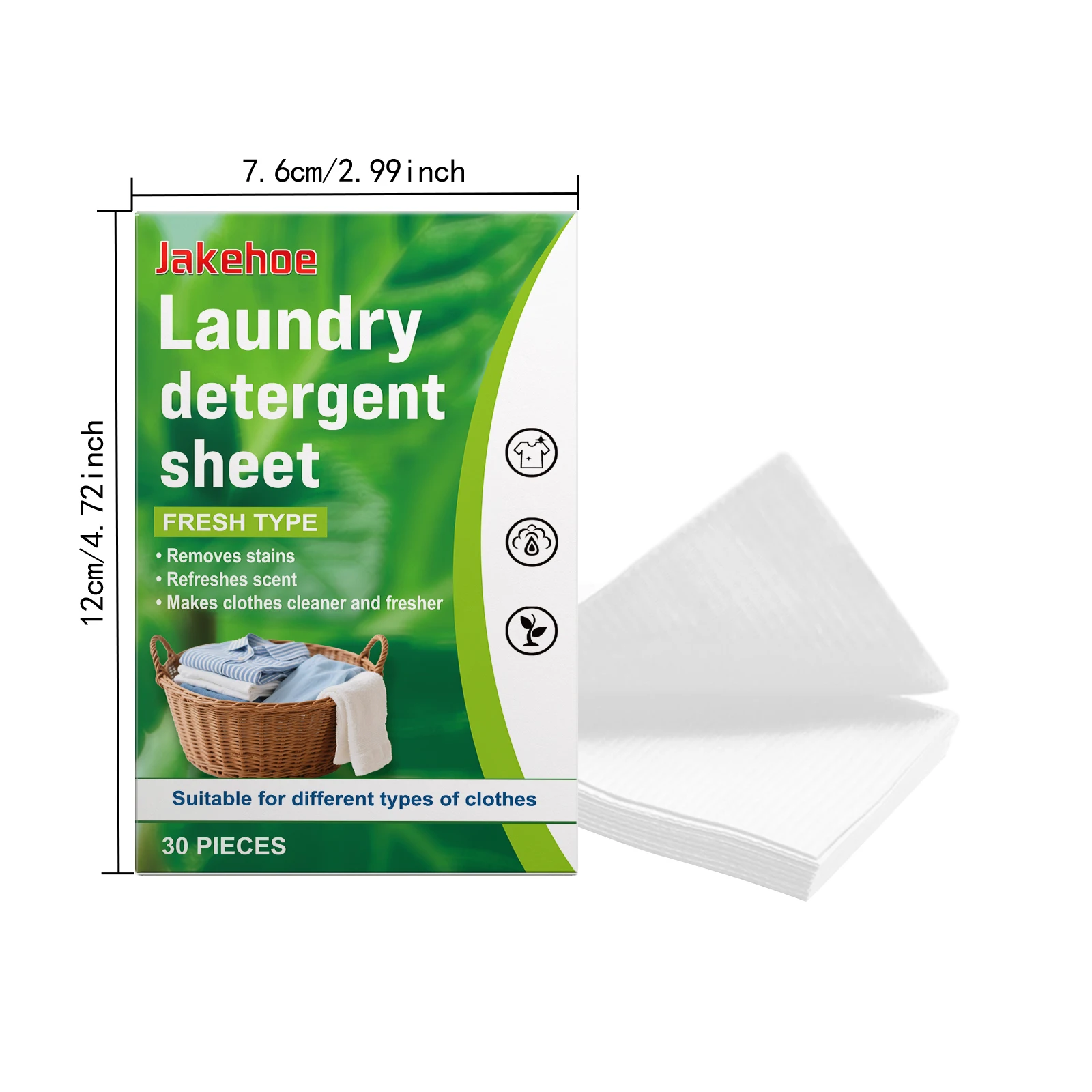 Household Laundry Tablets Gentle Eliminate Clothes Grease Stains Soften Fabrics Fresh Scent Skin Safe Clothing Washing Essential