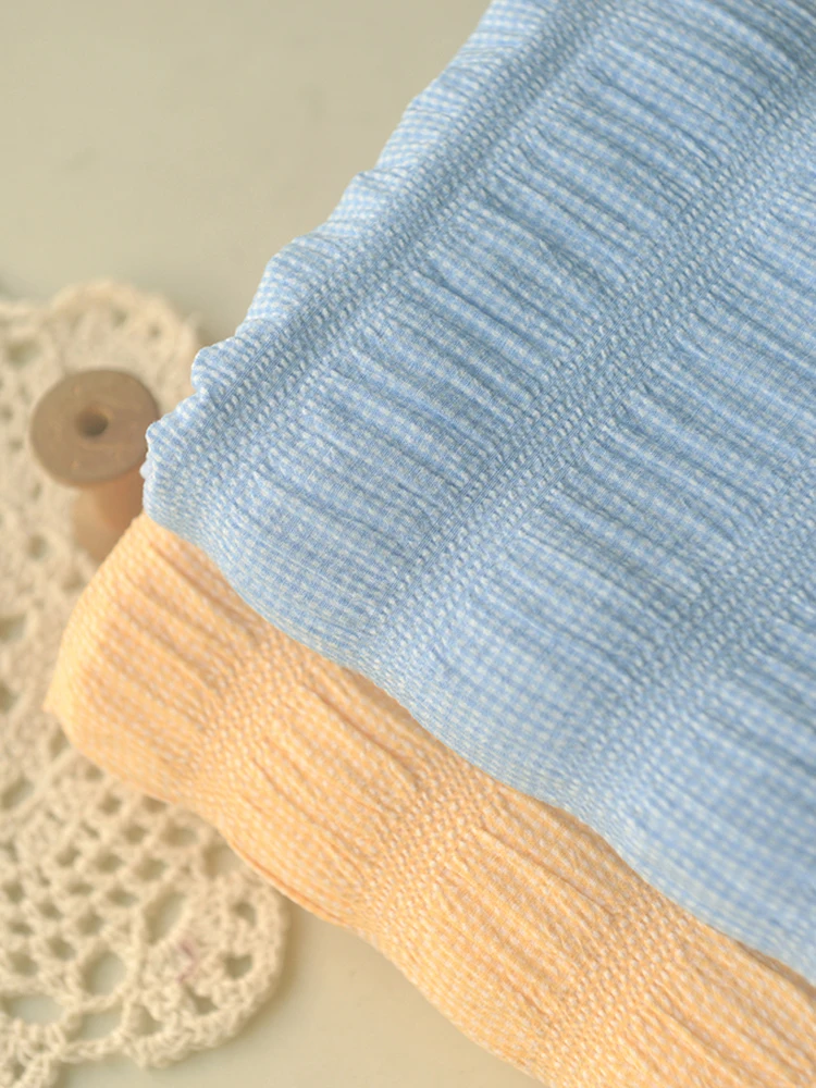 

Cotton Polyester Bubble Long Skirt Children's Clothing Fabric Small id Handmade DIY Clothing Material Rural Sle Guangdong