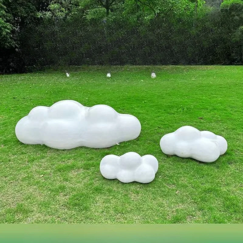 Outdoor simulation cloud sculpture garden landscape community lawn shopping mall decoration creative beauty ornament