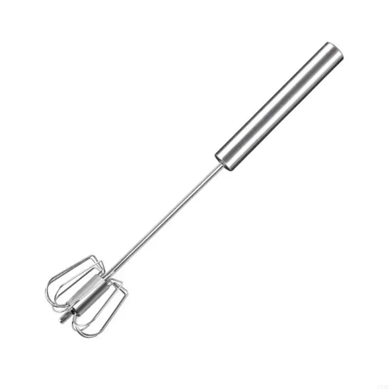 C7AC Xoay Đẩy Máy Trộn Khuấy Thép không gỉ Trứng Be Tay Đẩy Roi Cối Xay để Đánh, Đánh và Khuấy