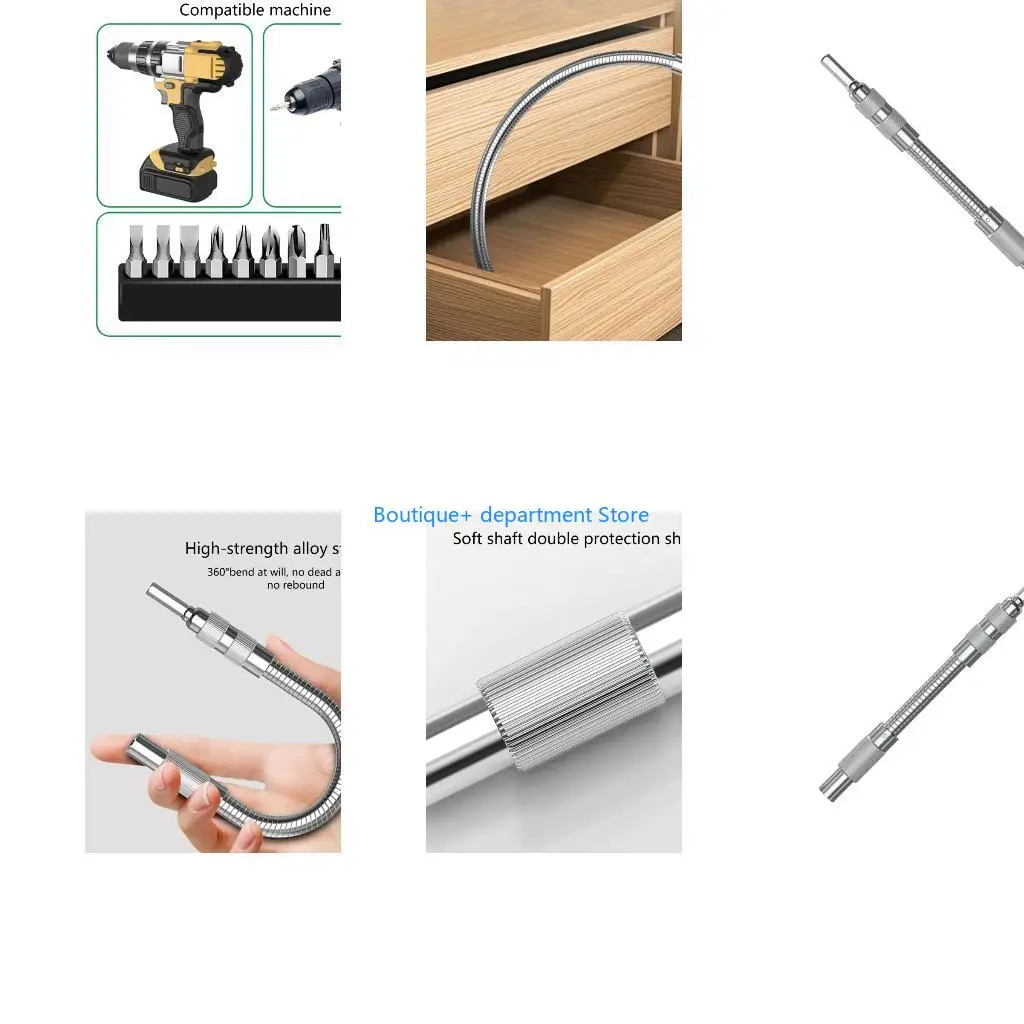 E1PD Flexible Shafts Extension Set 150mm 200mm 300mm Suitable for Power Tool