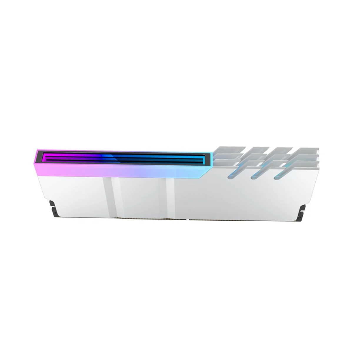AB51 Computer DDR4 DDR5 5V ARGB Sync Memory Module Radiator PC RGB Colorful Ram Cooler Heatsink Cooling Shim Armor White