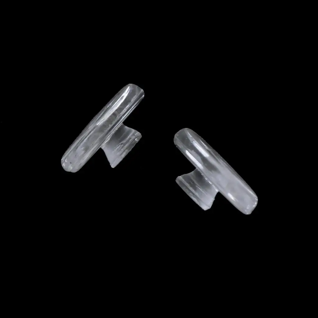 Silicone Nose Pads Push in Design Soft Oval Eyeglass Pad Non Slip Solution for Eyewear Frames