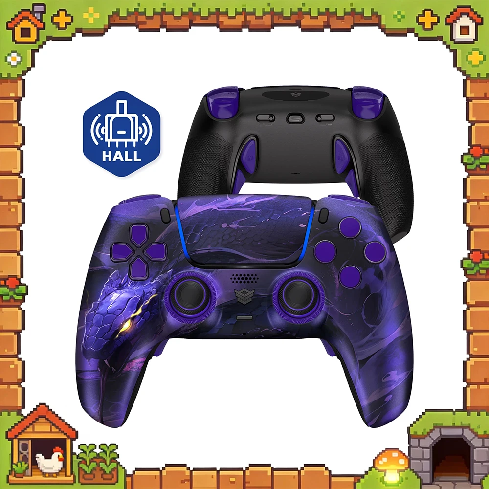 HEXGAMING PHANTOM Wireless Controller Game Handle Mapping Key Wireless Handle Hall Rocker Innovative Adjustment Tool Gifts