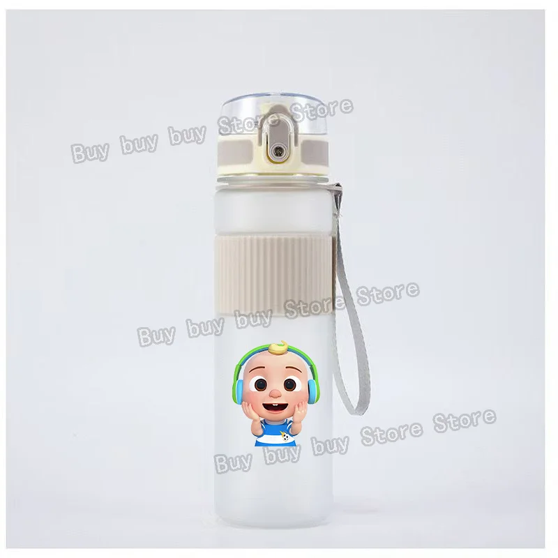 Cocomelons الأطفال كوب ماء 550 مللي الكرتون شرب زجاجة الأولاد الرياضة مانعة للتسرب أكواب بلاستيكية محمولة الاطفال هدايا عيد ميلاد لطيف #6