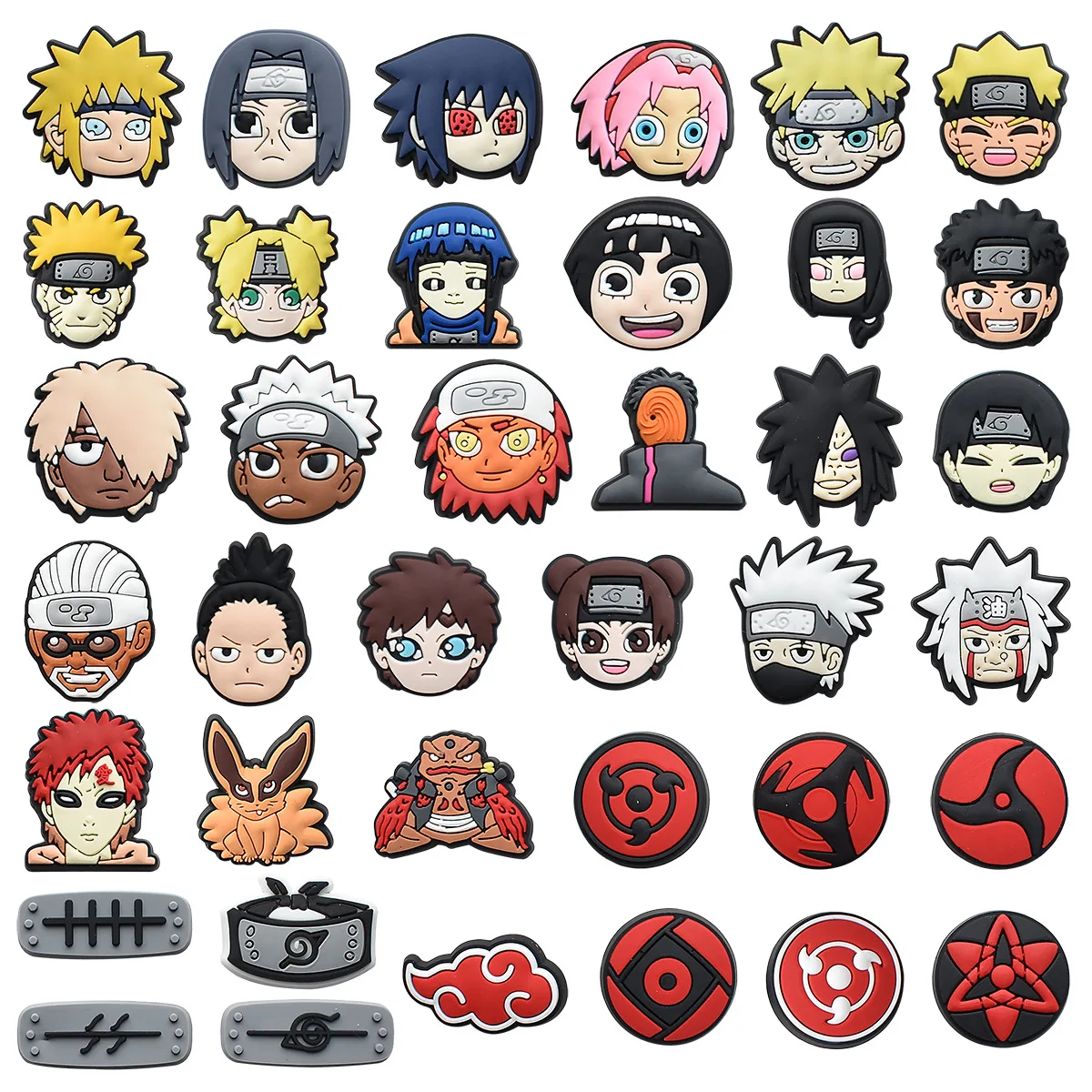 1-38PCS MINISO Japanese anime Shoe Charms Garden Shoe Accessories Buckle Fit Clogs Decaration Sandals Decorate Men Women Gift image 5