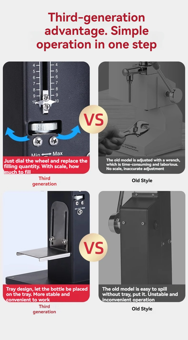 Ручная разливочная машина Небольшая ручная машина для наполнения количественного/жидкого/йогурта/ожоговой пасты/медового/шампуня/лосьона для ванны