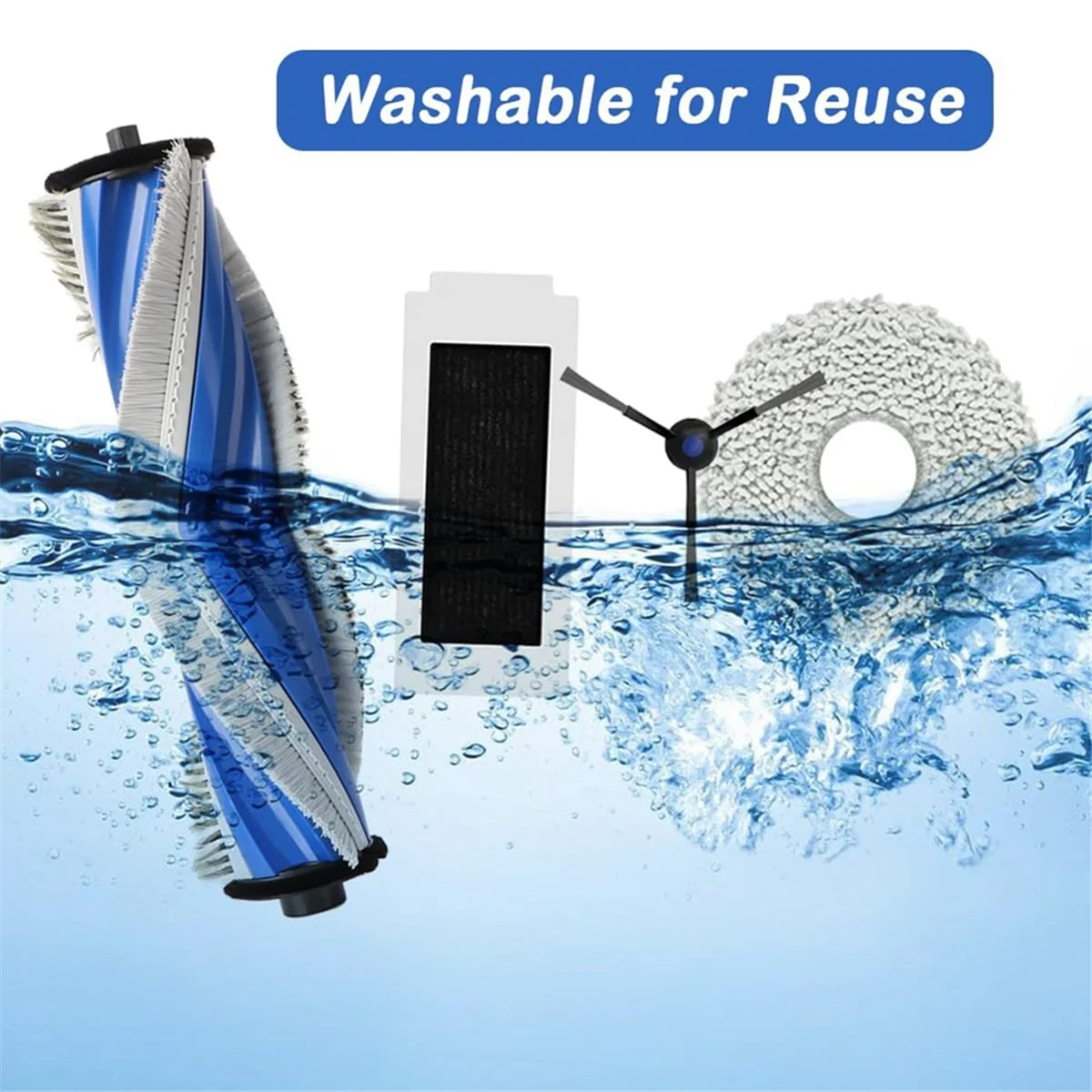 For Ecovacs DEEBOT T30 PRO Omni/T30 Omni Robot Vacuum Cleaner Main Side Brush Hepa Filter Mop Pads Accessories