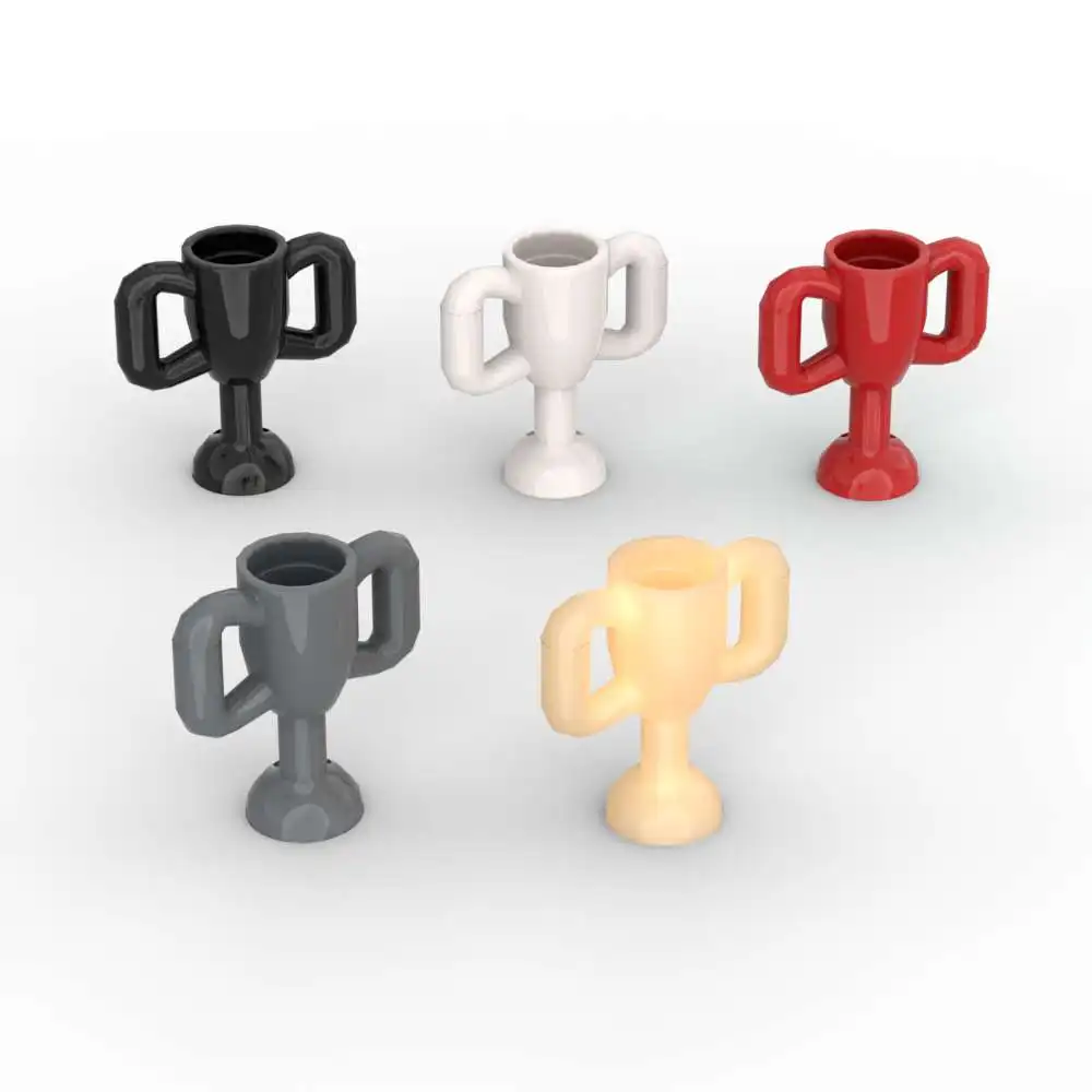 MOC 10PCS Champions Cup Bricks Small Trophy 10172 Building Blocks Kit Stage Particle Idea Toys Children Kid Birthday Xmas Gifts