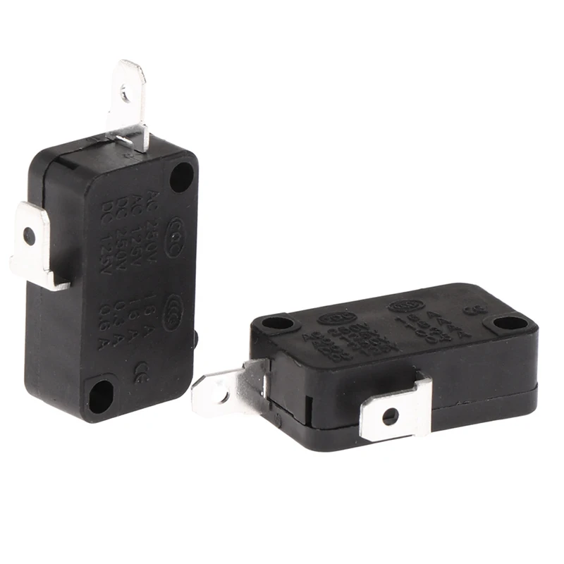 5PCS -103 Microwave Oven Door Switch Fit For Microwave Washing Machine Rice Cooker 16A 250V 2 Pins