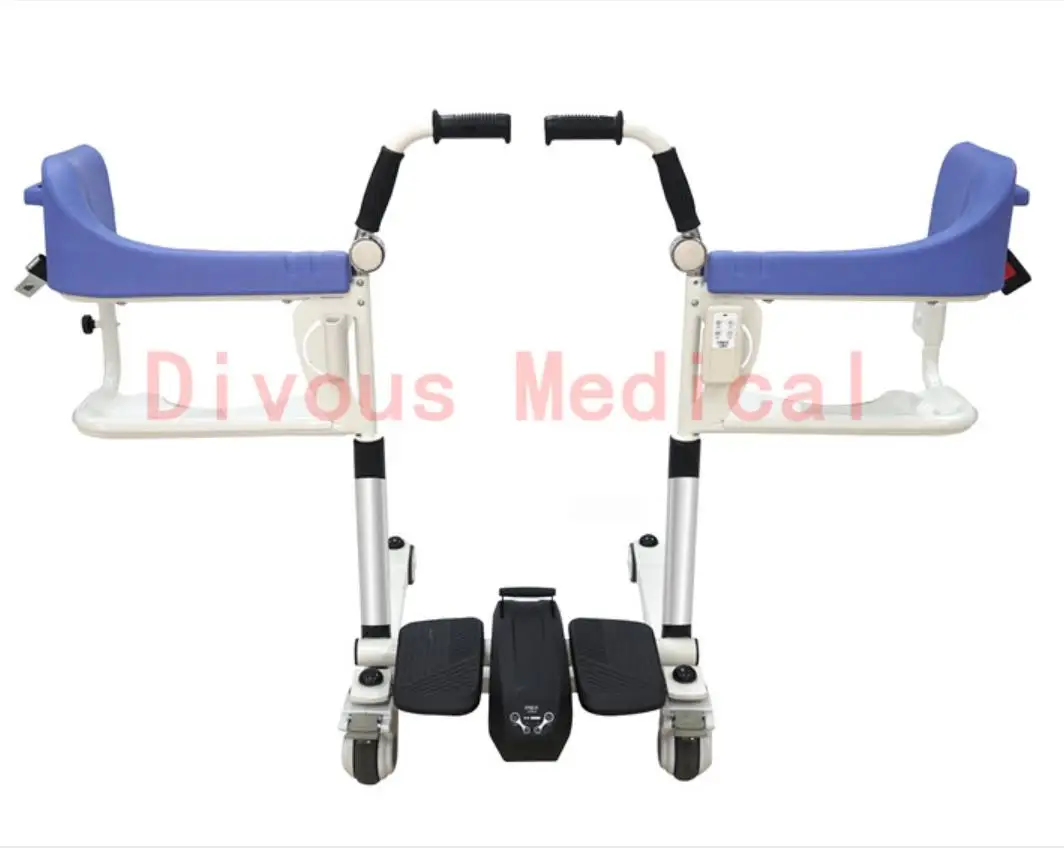 health care wheelchair Remote Control electric lift patient transfer chair for toilet and easy take shower elderly patients an