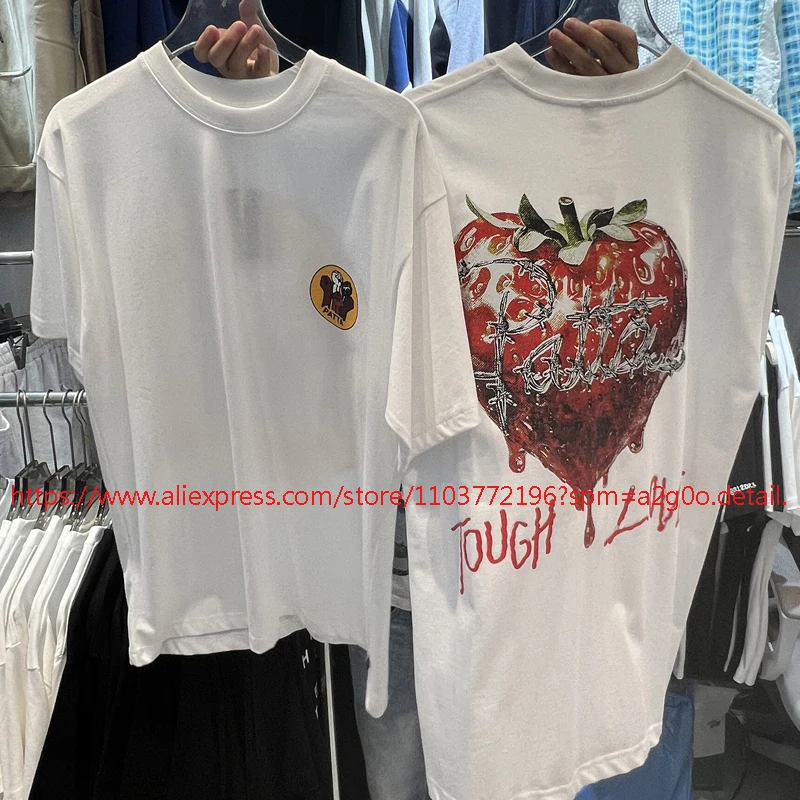 Street Fashion High Quality Patta T-shirts Round Neck PATTA Short Sleeve Men's Women's Casual Tops