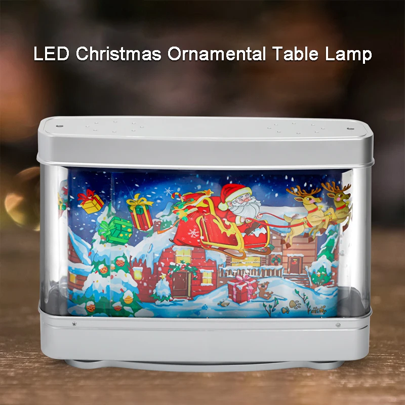 Modern LED Ornamental Lights Simulate Tropical Fish Night Lights Santa Claus Halloween Jellyfish Decorative Table Lamps Gifts