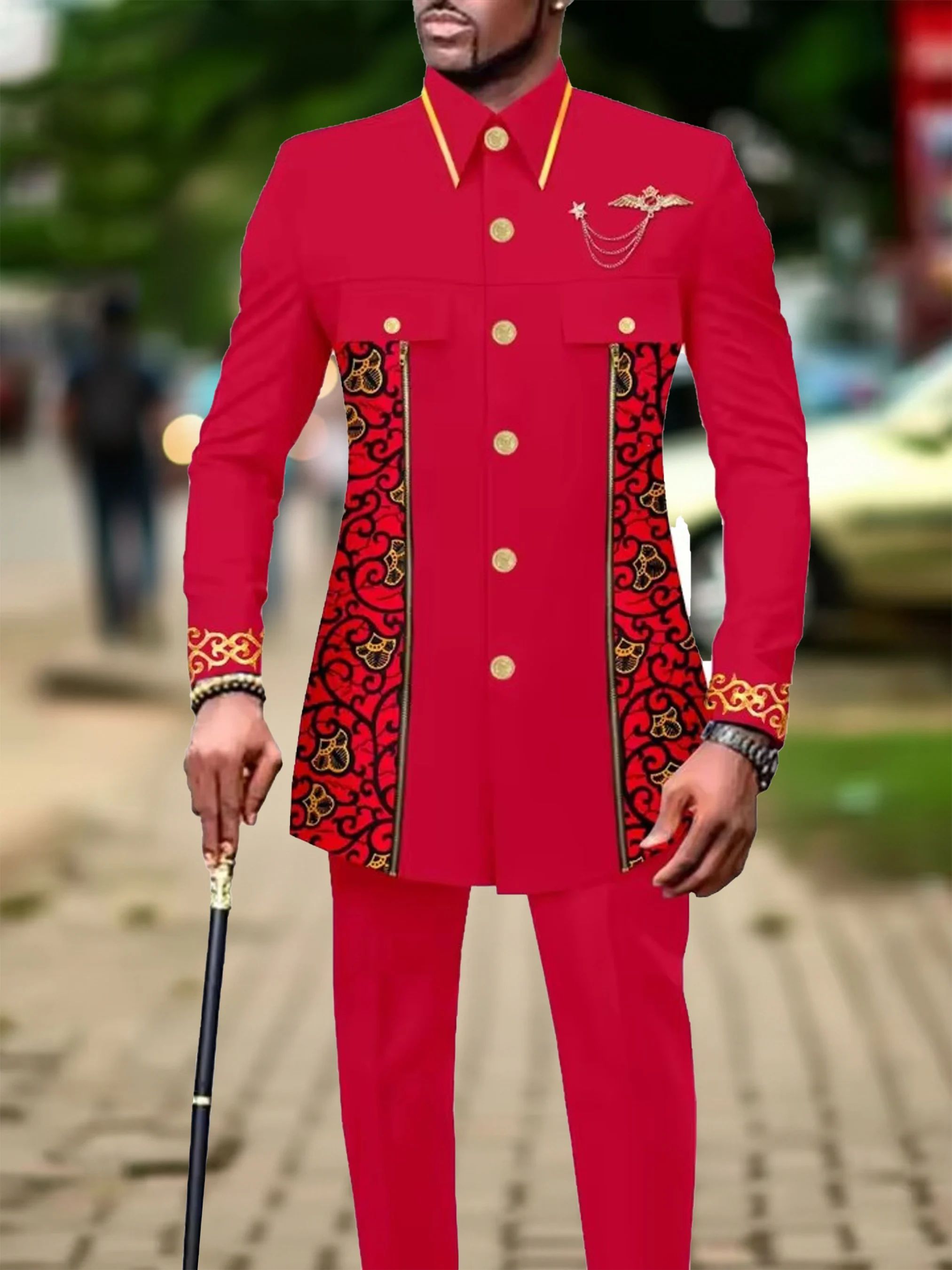 

Мужской повседневный костюм-двойка с длинными рукавами