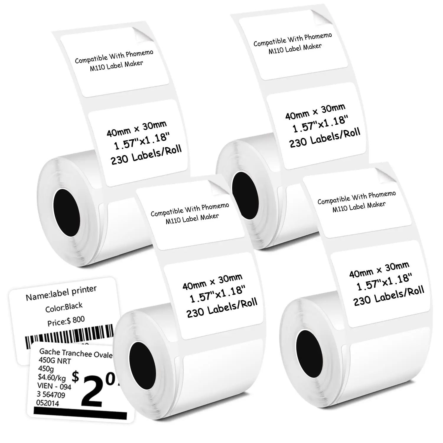 Thermal Labels M110/M221/M220/M120/M200 Label Printer 1.57