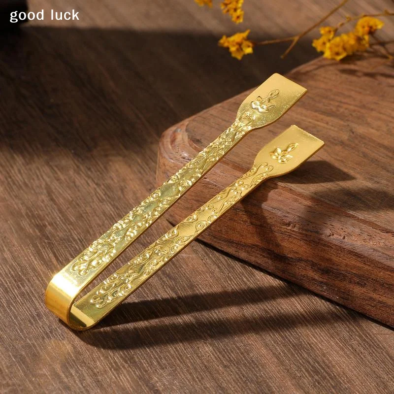 Charcoal Burner Tweezers Long Metal Comfortable Gripping Small Tongs For Incense Charcoal For Enthusiasts Home Fragrance Lovers