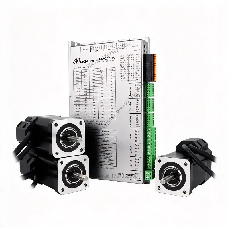 Lichuan DC24V～50V 2.5A 1000PPR Nema17 Stepper Motor Controller 0.45/0.52/0.8N.m 2Phase DC Closed Loop Stepper Motor Drivers