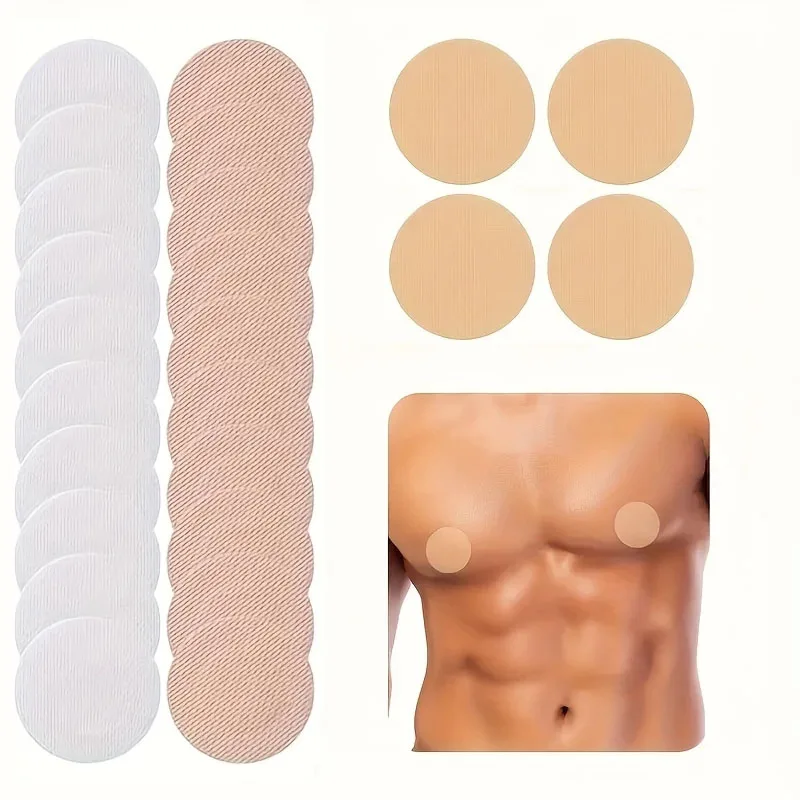 Nipple Cover Disposable Breast Patch For Men Invisible Ultra-thin Anti-bulge Nipple Stickers Soft Waterproof Chest Patches