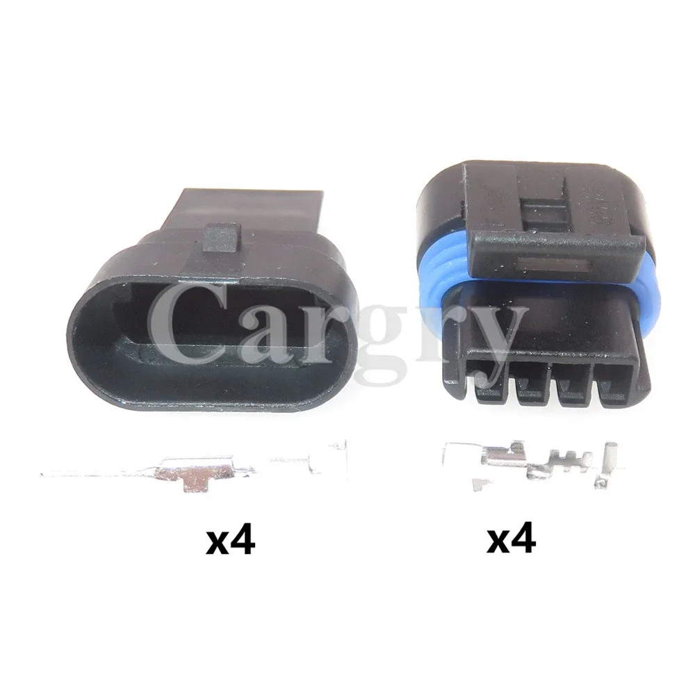 1 Set 4P 12162190 Car Intake Pressure Sensor Connector For Buick AC Assembly Automobile Idle Speed Motor Wiring Terminal Socket