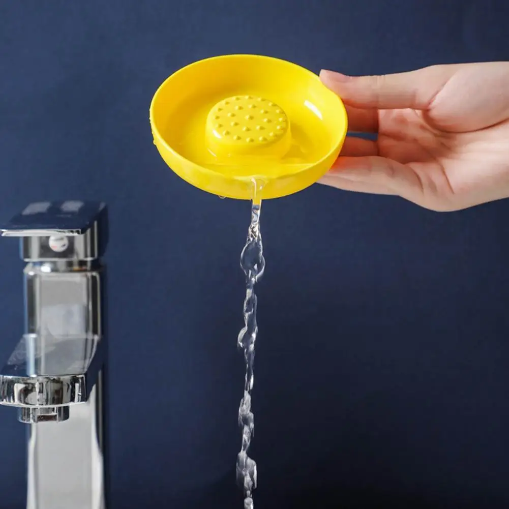 Keep Tidy Soap Tray Fast Drying Soap Tray Efficient Drainage Soap Tray Chrysanthemum Shape Soap Dish for Bathroom Kitchen Easy