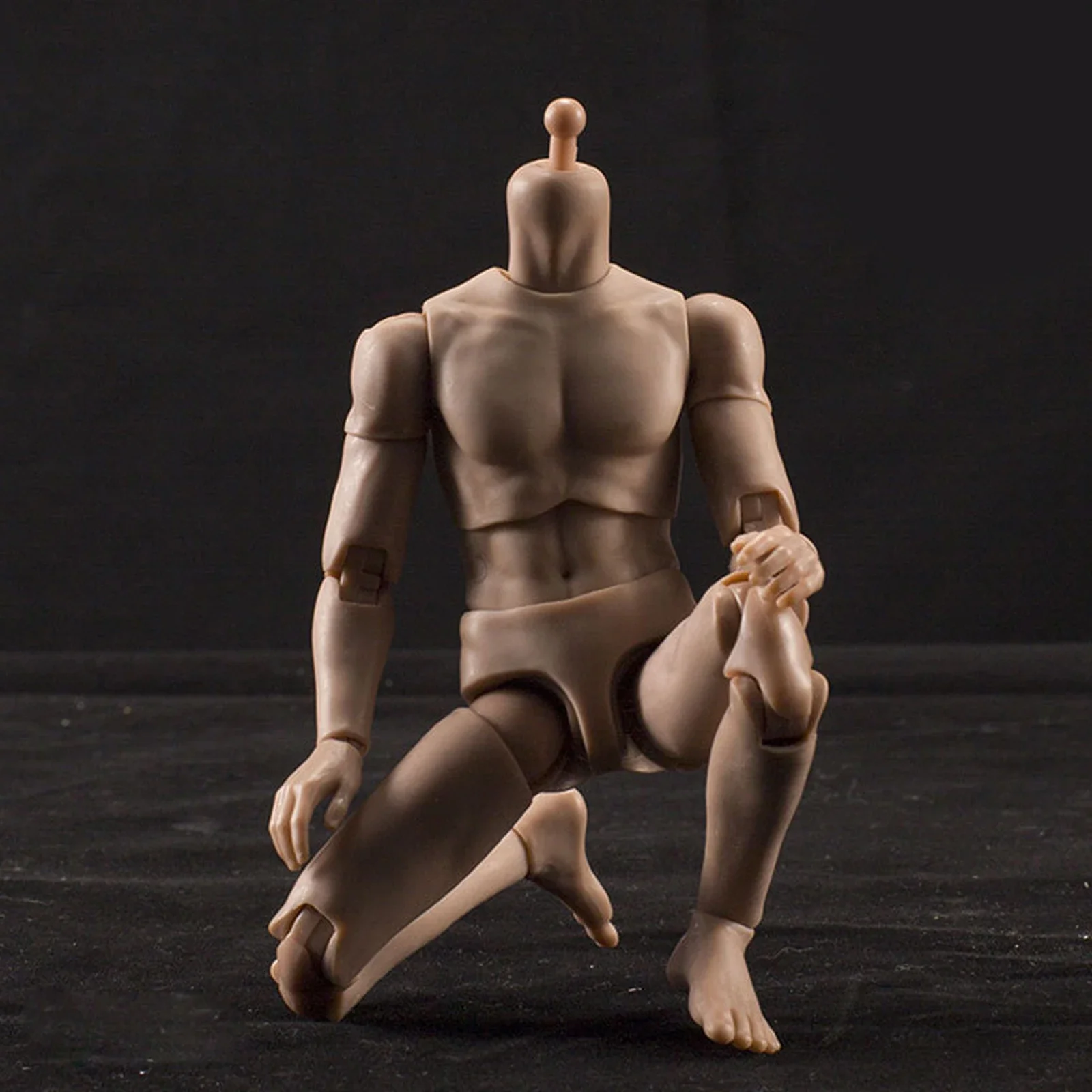 New Pattern 1/12 Male Normal/Suntan Skin Flexible 6inch Muscular Male Action Figure Body Toy DIY Models Xmas Gift for Friends